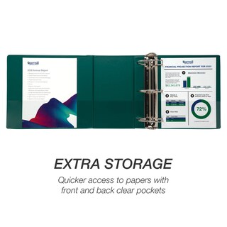 Foto 5 | Foto 5 | Binder Samsill Durable, 15 Cm, Con Anillo En D, Verde, 1225p - Venta Internacional.