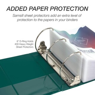 Foto 6 | Foto 6 | Binder Samsill Durable, 15 Cm, Con Anillo En D, Verde, 1225p - Venta Internacional.