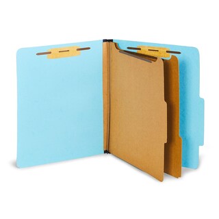 Foto 1 | Foto 1 | Carpetas De Clasificación Con Grapas, Letras Recicladas, 20 Unidades, Color Azul - Venta Internacional.