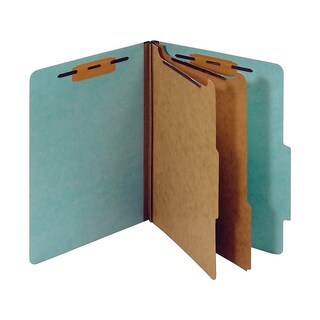 Foto 2 | Foto 2 | Carpetas De Clasificación Con Grapas, Letras Recicladas, 20 Unidades, Color Azul - Venta Internacional.