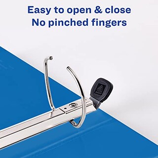 Foto 5 | Foto 5 | Anillas Inclinadas View Binder Avery Heavy-duty 1 Con Un Toque, Color Azul - Venta Internacional.