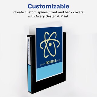 Foto 3 | Foto 3 | Anillos Ezd De 3 Pulgadas, Duraderos Y Transparentes, De Binder Avery - Venta Internacional.