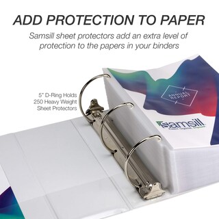 Foto 6 | Foto 6 | Binder Samsill Durable, 5 Pulgadas, 3 Anillos, Blanco, Paquete De 2, 1050 Páginas - Venta Internacional.