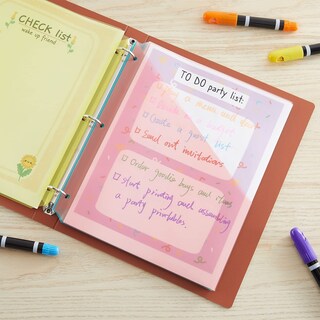 Foto 7 | Foto 7 | Bolsillos De Encuadernación De Polietileno, Grapas Perforadas Con 3 Orificios, Surtidos, Paquete De 5 - Venta Internacional.