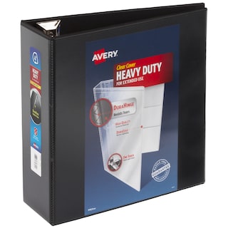 Foto 1 | Foto 1 | Carpeta De 3 Anillas Avery Heavy-duty View, 4 Pulgadas, One Touch, Negra - Venta Internacional.