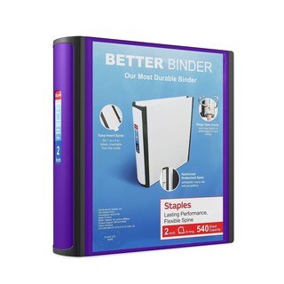 Foto 1 | Foto 1 | Binder Staples Better, 2 Pulgadas, Color Morado - Venta Internacional.