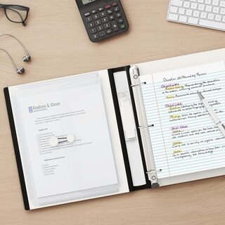 Foto 6 | Foto 6 | Anillas En D Better View De Binder Staples, 1.5 Pulgadas, Blancas - Venta Internacional.