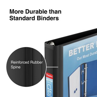 Foto 5 | Foto 5 | Binder Staples 648819 3 Anillos Mejor 1 Pulgada Negro (13395) - Venta Internacional.
