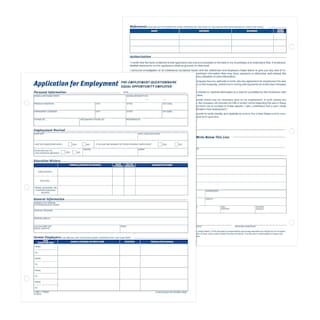 Foto 4 | Foto 4 | Formulario De Solicitud Adams 9661 21 59 X 27 94 Cm 50 Hojas Paquete De 2 - Venta Internacional.