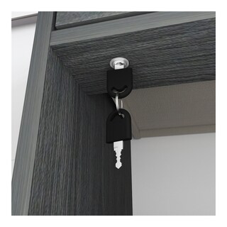 Foto 3 | Foto 3 | Buro Con Llave - Grafito Touch