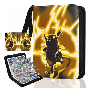 Foto 3 | Foto 3 | Tarjetero Pokémon Yugioh 4 Bolsillos Tarjetas Álbum 520 Negoro Pikachu