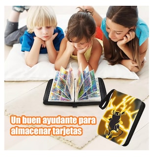 Foto 4 | Foto 4 | Tarjetero Pokémon Yugioh 4 Bolsillos Tarjetas Álbum 520 Negoro Pikachu