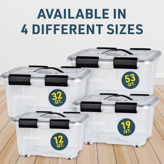 Foto 6 | Foto 6 | Cajas De Almacenamiento Lifemaster 32l 6 Piezas Apilables Transparentes - Venta Internacional