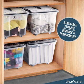 Foto 4 | Foto 4 | Cajas de Almacenamiento Apilables Lifemaster 19 Litros 6 Piezas - Venta Internacional