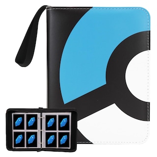 Foto 1 | Foto 1 | Carpeta De 4 Bolsillos, Diseño Moderno Para 400 Tarjetas, Color Azul - Venta Internacional.