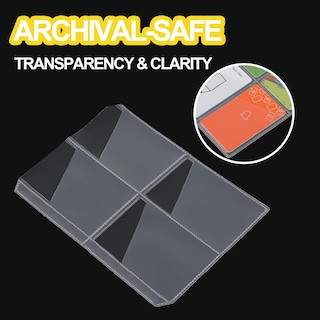 Foto 3 | Foto 3 | Fundas Para Tarjetas, Paquete De 10, 80 Bolsillos, Para Tarjetero Yoto, 2 Anillos - Venta Internacional.