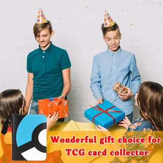 Foto 6 | Foto 6 | Carpeta De 4 Bolsillos, Diseño Moderno Para 400 Tarjetas, Color Azul - Venta Internacional.