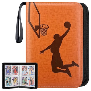 Foto 1 | Foto 1 | Carpeta De Baloncesto Con 4 Bolsillos, 400 Tarjetas, Impermeable - Venta Internacional.