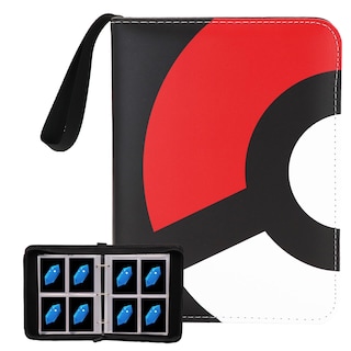 Foto 1 | Foto 1 | Carpeta De 4 Bolsillos, Diseño Moderno Para 400 Tarjetas, Color Rojo - Venta Internacional.