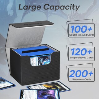 Foto 2 | Foto 2 | Caja De Cartas Mlikero Commander, Más De 400 Cartas Con 4 Divisores X4 - Venta Internacional.
