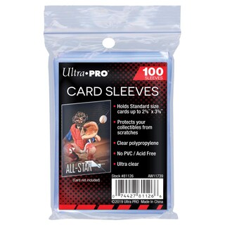 Foto 1 | Foto 1 | Fundas Para Tarjetas Ultra Pro Soft, 100 Unidades, Para Tarjetas Deportivas - Venta Internacional.