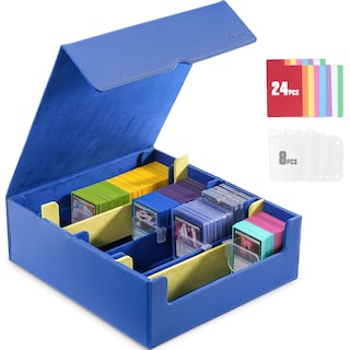Foto 1 | Foto 1 | Caja De Almacenamiento Para Tarjetas Coleccionables Procase 3400+, Piel Sintética, Color Azul - Venta Internacional.