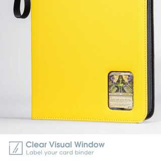 Foto 4 | Foto 4 | Álbum De Cartas Coleccionables Procase 900 Bolsillos Con Ventana Amarilla - Venta Internacional.