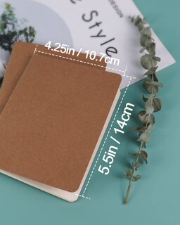 Foto 2 | Foto 2 | Cuaderno Dynta Small Bulk, 60 Paquetes A6 Kraft, 60 Páginas/30 Hojas - Venta Internacional.