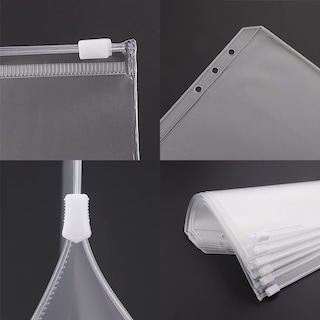 Foto 6 | Foto 6 | Binder Pockets Antner A5, 6 Agujeros, Pvc Impermeable, Paquete De 12 - Venta Internacional.
