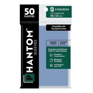 Foto 1 | Foto 1 | Fundas Para Cartas Capstone Games Phantom Evergreen, 88 X 125 Mm, 50 Unidades - Venta Internacional.