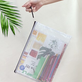 Foto 6 | Foto 6 | Bolsa De Malla Con Cierre Eoout, 56 Unidades, Para Organizar Rompecabezas - Venta Internacional.