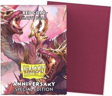 Foto 1 | Foto 1 | Fundas Para Cartas Arcane Tinmen Dragon Shield Mate Dual Rojo/dorado - Venta Internacional.