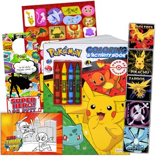 Foto 1 | Foto 1 | Set De Pegatinas De Pokémon De Bendon Con Libro Para Colorear - Venta Internacional.