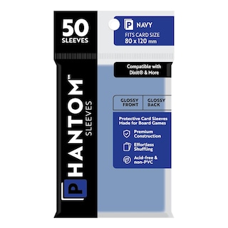 Foto 1 | Foto 1 | Fundas Para Cartas Capstone Games Phantom Navy 80 X 120 Mm X 50 - Venta Internacional.