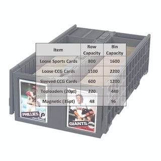 Foto 7 | Foto 7 | Bandeja De Almacenamiento De Tarjetas Bcw, Coleccionable, Color Rojo, 1600 Tarjetas - Venta Internacional.