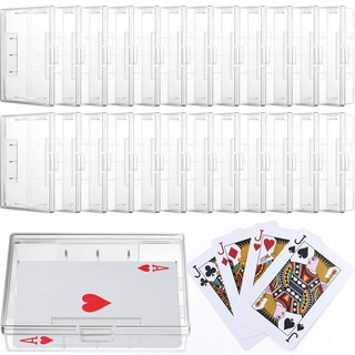 Foto 1 | Foto 1 | Funda De Póquer Transparente Skylety Para Cartas De 9,4 X 6,9 Cm - Venta Internacional.