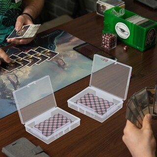 Foto 6 | Foto 6 | Funda De Póquer Transparente Skylety Para Cartas De 9,4 X 6,9 Cm - Venta Internacional.