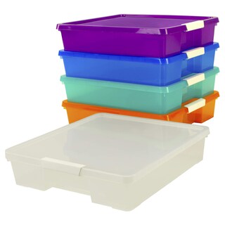 Foto 4 | Foto 4 | Caja De Plástico Storex Para Proyectos Para Estudiantes De Aula, Paquete De 5 - Venta Internacional.