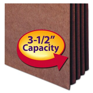 Foto 4 | Foto 4 | Expansión File Pocket Smead Tuff Con Lengüeta De Corte Recto De 3.5 Pulgadas - Venta Internacional.