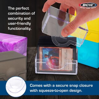 Foto 5 | Foto 5 | Deck Case Bcw Spectrum Prism Viridian Green Para 100 Cartas - Venta Internacional.