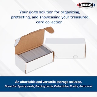 Foto 2 | Foto 2 | Caja De Almacenamiento De Tarjetas Coleccionables Bcw, 400 Unidades, Paquete De 10 Unidades, Cartón - Venta Internacional.