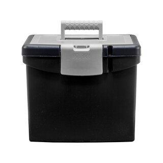 Foto 3 | Foto 3 | Archivador Portátil Storex 61504b02c Con Tapa Xl Negra - Venta Internacional.