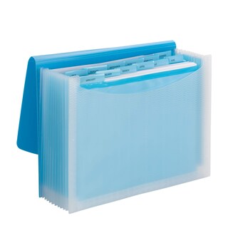 Foto 4 | Foto 4 | Archivador Expandible Smead Poly Colorvue Con 12 Separadores, Verde Azulado/transparente - Venta Internacional.