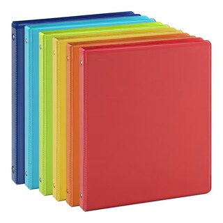 Foto 1 | Foto 1 | Binder Suin, 3 Anillas, 0,5 Pulgadas, Con 2 Bolsillos Interiores, Paquete De 6 - Venta Internacional.
