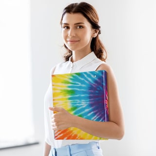 Foto 5 | Foto 5 | Carpeta Con Portapapeles Wamika Anillo Redondo Teñido 4 Cm 200 Hojas - Venta Internacional.