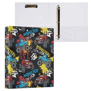 Foto 1 | Foto 1 | Carpeta Con Anillas Wamika Monster Truck Color Negro 4 Cm 200 Hojas - Venta Internacional.