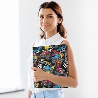 Foto 5 | Foto 5 | Carpeta Con Anillas Wamika Monster Truck Color Negro 4 Cm 200 Hojas - Venta Internacional.