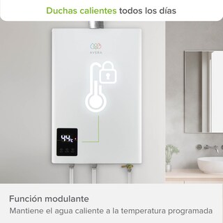 Foto 5 | Foto 5 | Calentador de Agua Modulante Avera 2 Servicios Gas LP Cm14 Blanco