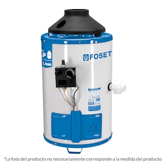 Foto 1 | Foto 1 | Calentador de Paso Foset CALE-6PA-N color Blanco 6 L por MIN Gas Natural