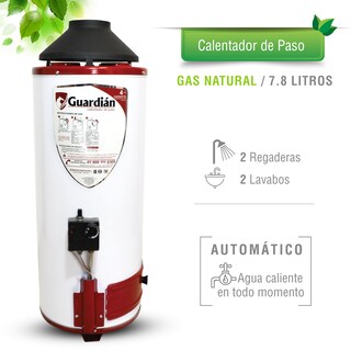 Foto 2 | Foto 2 | Boiler de Paso Guardián GA-ARC-09TGN-SOP-01 de Gas Natural 7.8L 2.5 Servicios